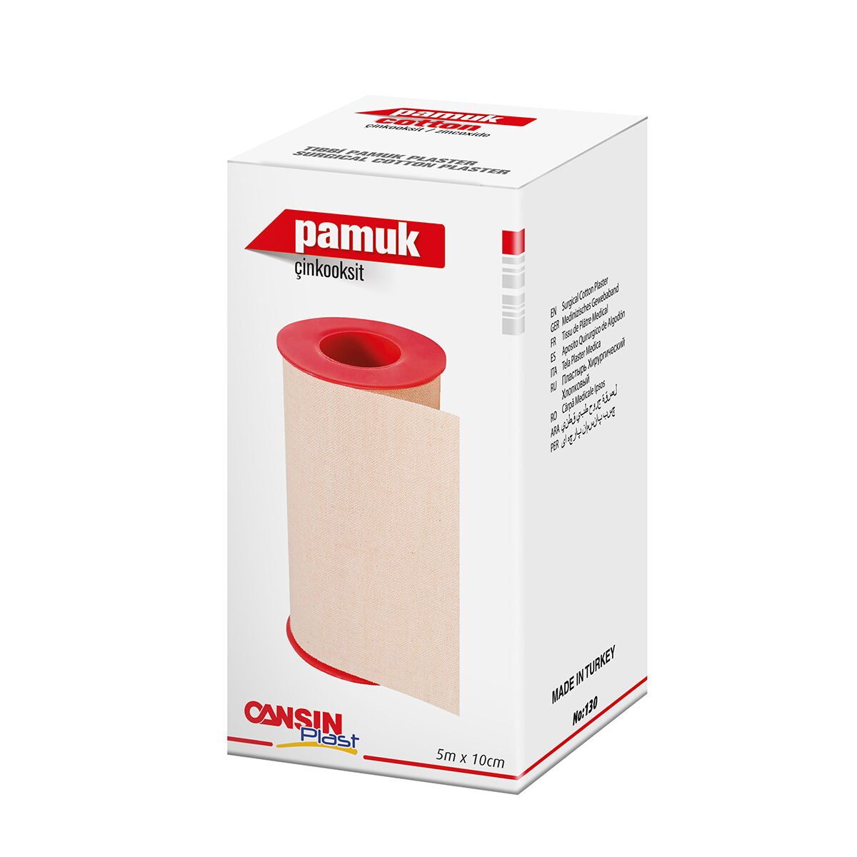 Cansınplast Tıbbi Pamuk Flaster 5mx10cm