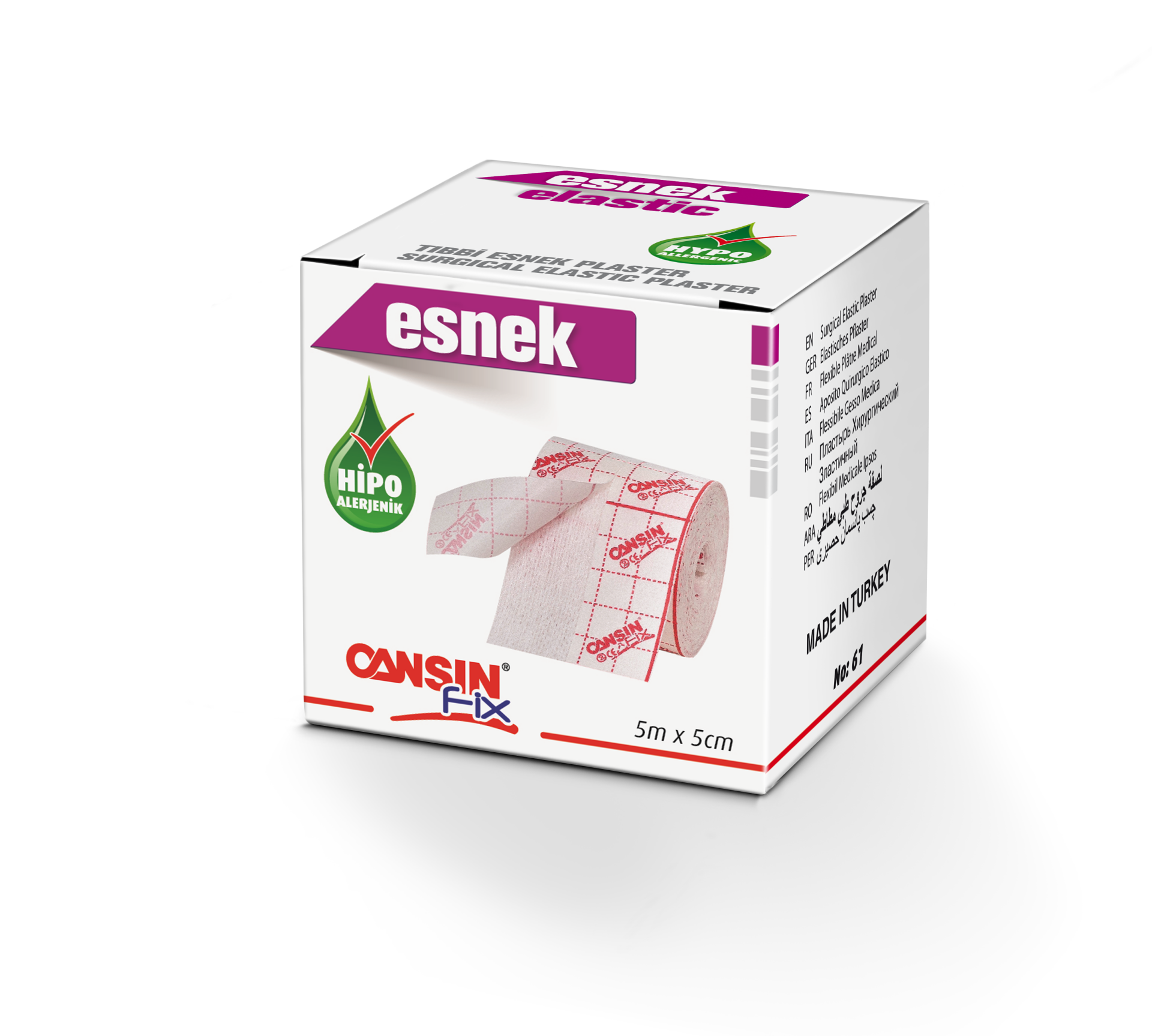 Cansınfix Tıbbi Esnek Flaster 5mx5cm
