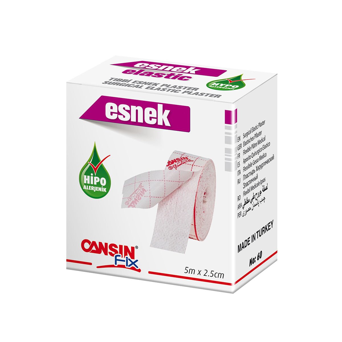 Cansınfix Tıbbi Esnek Flaster 5mx2.5cm