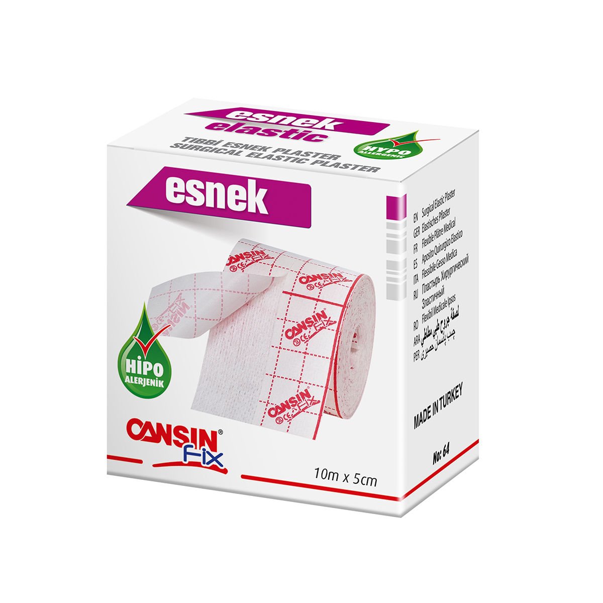 Cansınfix Tıbbi Esnek Flaster 10mx5cm