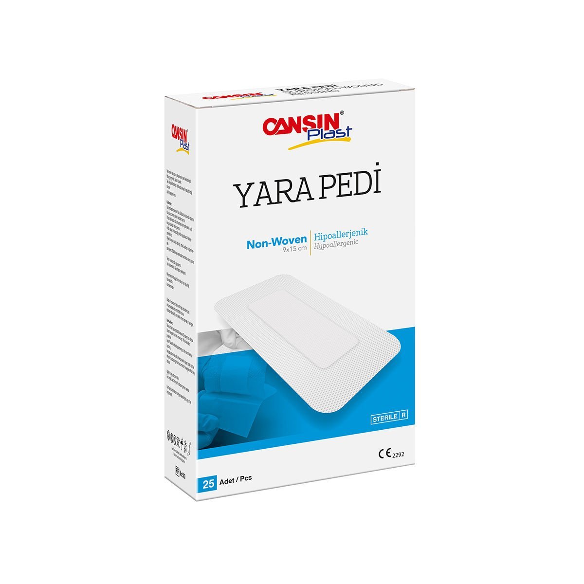 Cansın Plast Non-Woven Yara Pedi-Steril