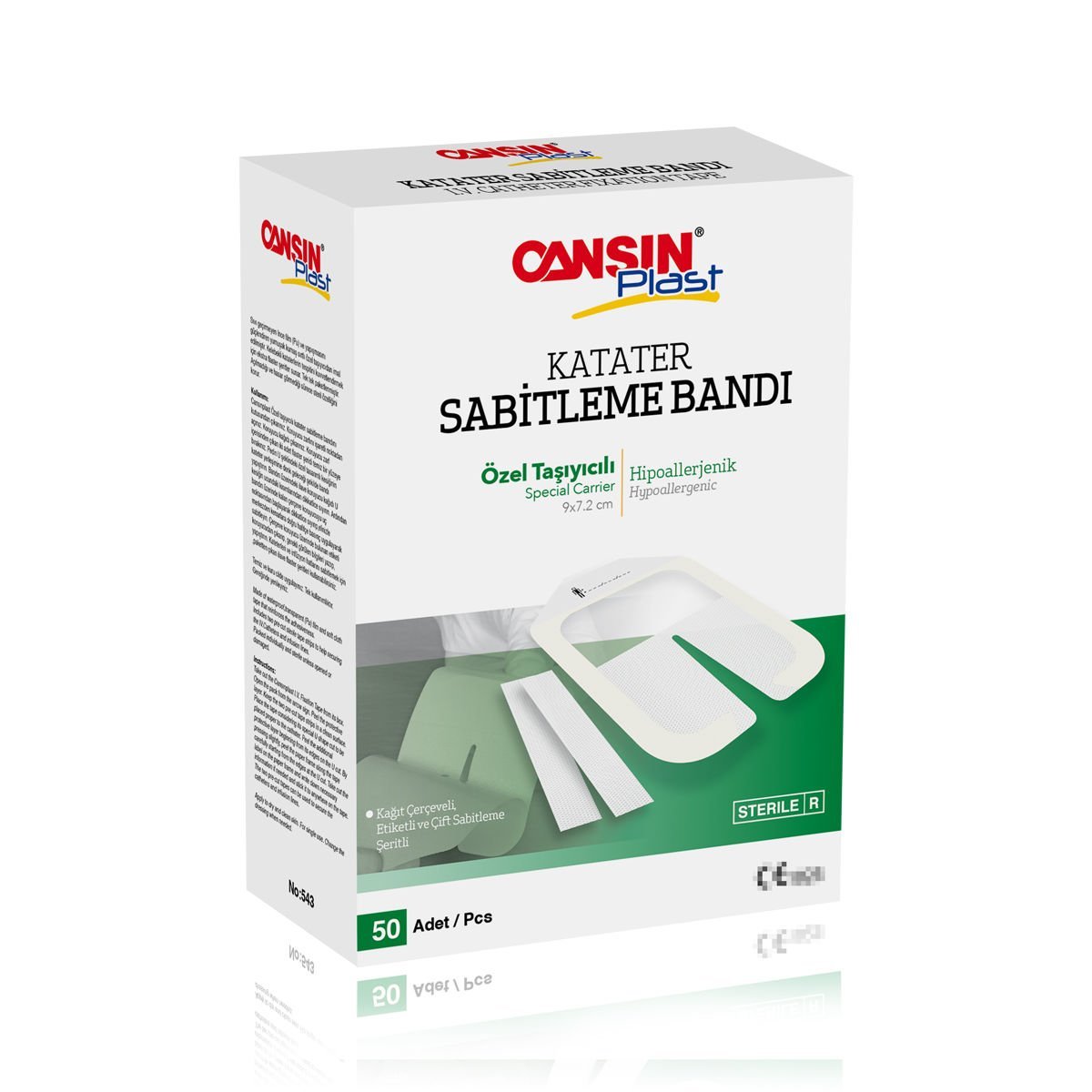 Cansın Plast Özel Taşıyıcılı Katater Sabitleme Bandı