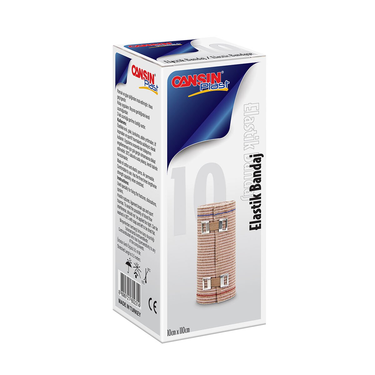 Cansınplast Elastik Bandaj 10cmx3.5m