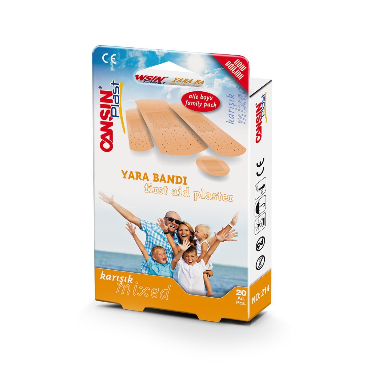 Cansın Plast Karışık Yara Bandı