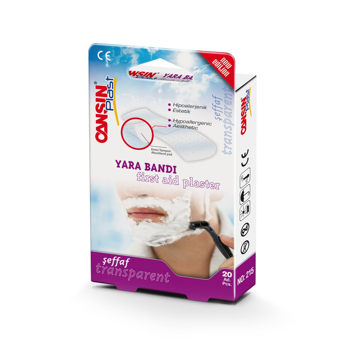 Cansın Plast Şeffaf Yara Bandı