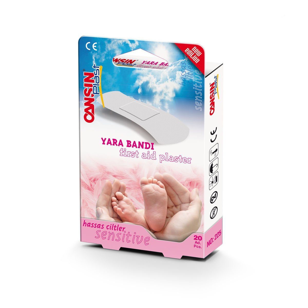 Cansın Plast Hassas Ciltler Yara Bandı