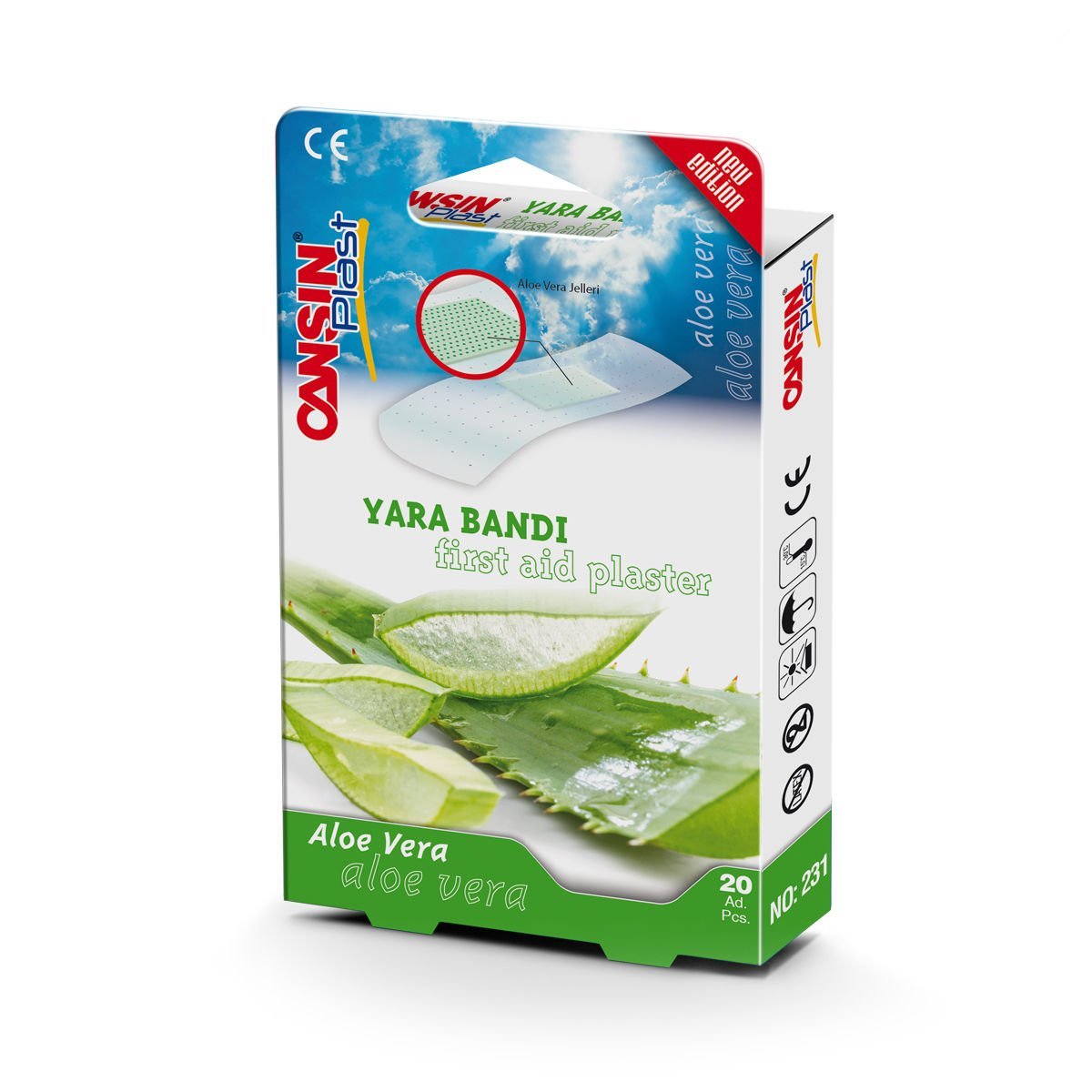 Cansın Plast Aloeveralı Yara Bandı