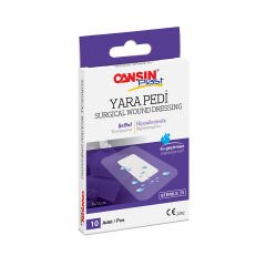 Cansın Plast Şeffaf Yara Pedi-Steril 5x7.5cm - 10 Adet