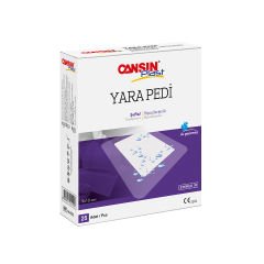 Cansın Plast Şeffaf Yara Pedi-Steril 9x10cm - 25 Adet