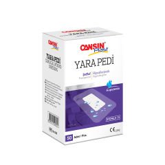 Cansın Plast Şeffaf Yara Pedi-Steril 5x7.5cm - 50 Adet