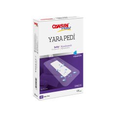 Cansın Plast Şeffaf Yara Pedi-Steril 9x15cm - 25 Adet