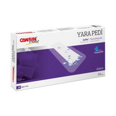 Cansın Plast Şeffaf Yara Pedi-Steril 9x20cm - 25 Adet