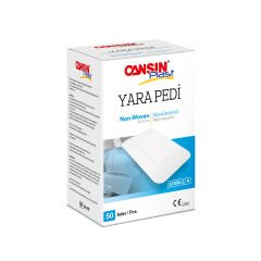 Cansın Plast Non-Woven Yara Pedi-Steril 5x7.5cm - 50 Adet