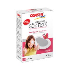 Cansın Plast Yapışkanlı Göz Pedi-Steril 5.7x7.3cm - 25 Adet