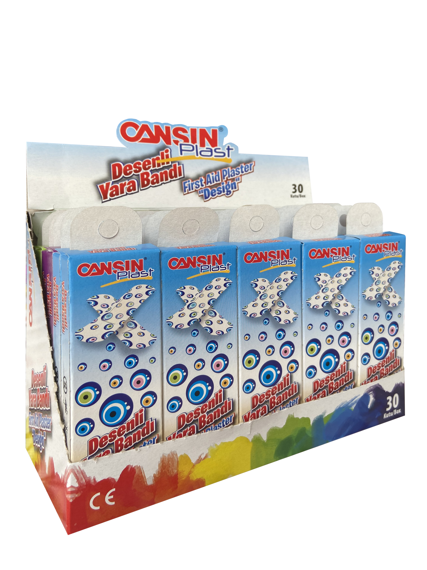 Cansınplast Nazar Desenli Yara Bandı-10'lu