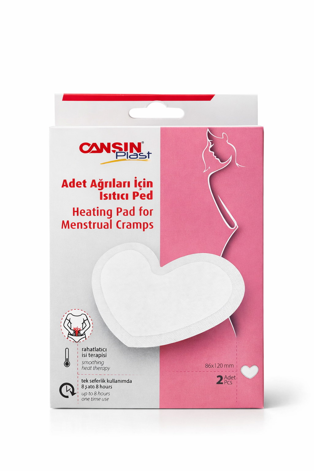 Cansınplast Adet Ağrıları için Isıtıcı Ped